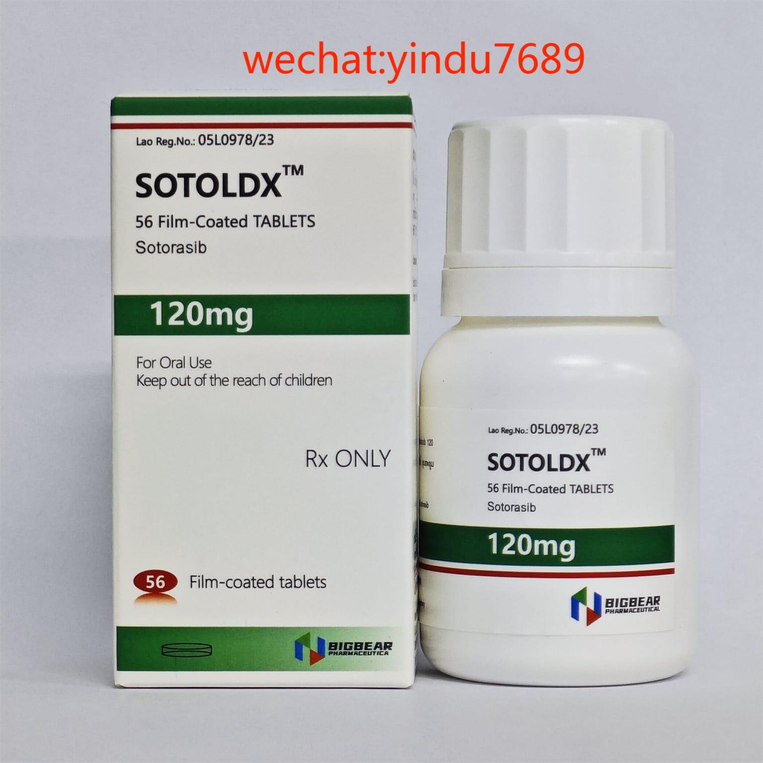 <b>索托拉西布，SOTOLDX, Sotorasib 120m</b>