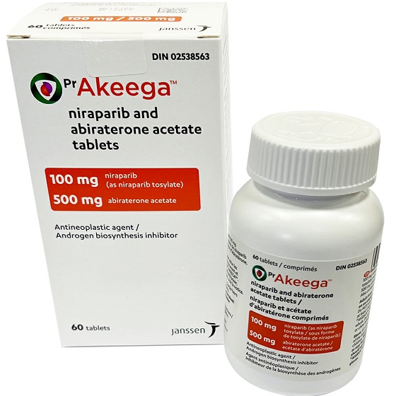 新药|Akeega(尼拉帕利/阿比特龙)复方剂美国获批一线治疗BRCA阳性转移性去势抵抗性前列腺癌 新药|Akeega(尼拉帕利/阿比特龙)复方剂美国获批一线治疗BRCA阳性转移性去势抵抗性前列腺癌