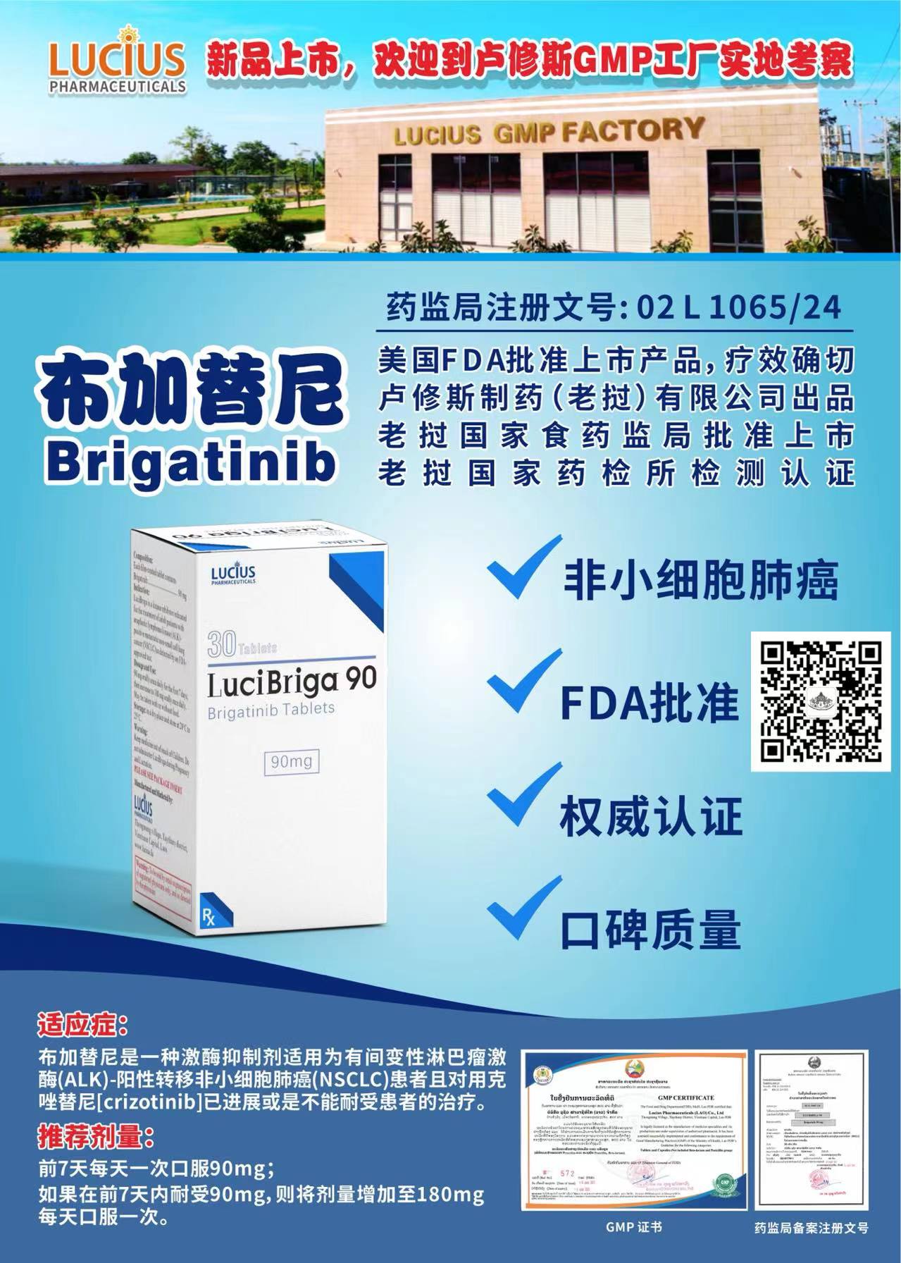 布格替尼(布加替尼)90mg