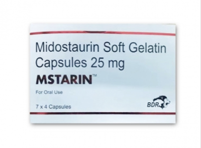 米哚妥林(Midostaurin)Rydapt的耐药及药物相互作用